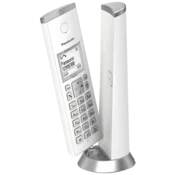 Panasonic Telefon brezžični, DECT/GAP, 1.5 LED zaslon, bel - KX-TGK210FXW
