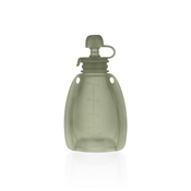Silikonska vrečka za večkratno uporabo za otroško hrano, Transparent Green