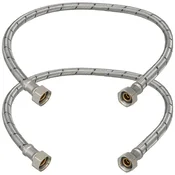 Fleksibilni priključek 3/8” za pipe, fitingi 60 CM, komplet 2 kosov