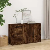 Vidaxl vidaXL Omarica dimljen hrast 100x33x59,5 cm Material na osnovi lesa