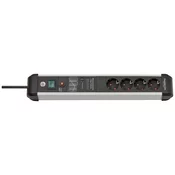 BRENNENSTUHL Brennenstuhl 1391010400 razdelilna letev s prenapetostno zaščito aluminij (eloksiran)\, črna vtičnica 1 kos, (20641609)