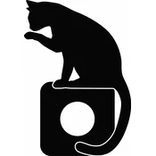 Zaščitna nalepka za stikalo - Triple Cat
