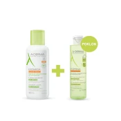 A-Derma Exomega Control emolijentna krema, 400 ml + GRATIS A-Derma Exomega Control emolijentni gel 2U1, 200 ml