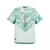 PUMA Portugal 2026 Away Authentic Player Jersey Men, Football, White/Green Lagoon, 3XL