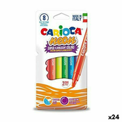 Set Fluorescentnih Markera Carioca Neon Pisana (24 kom.)