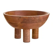 Lesena skleda v naravni barvi o 27 cm Kara – Premier Housewares