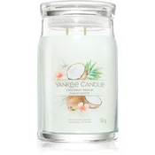 Yankee Candle Aromatska sveča Podpis steklo velika Coconut Beach 567 g