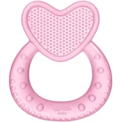 Silikonska grickalica Wee Baby - Srce, ružicasta