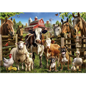 Educa - Puzzle Farmyard Buddies - 500 kosov