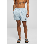 Mens Block Swimsuit Summer Blue