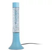 Modra namizna svetilka s steklenim senčilom (višina 37,5 cm) Astro Glittler – Leitmotiv