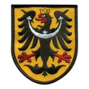 shumee Našitek grba češke Šlezije - Prišiven - Vezen našitek/značka/emblem