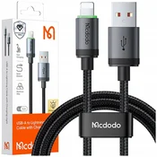 Mcdodo Polnilnik MCDODO USB Lightning kabel za hitro polnjenje za iPhone 1M LED