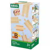 Delovi za prugu - šine za pocetnike sa stop šinom Brio BR33394