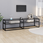 The Living Store The Living Store TV omarica prozorna 160x40x40,5 cm kaljeno steklo - TV Omarica, (21375673)
