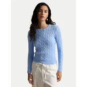 Polo Ralph Lauren Pulover 211971869512 Svetlo modra Slim Fit