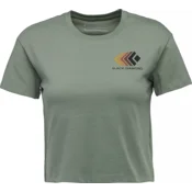 BLACK DIAMOND MAJICA KRATEK ROKAV FADED CROP Ž