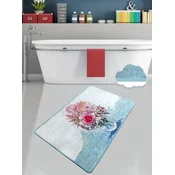 Lessentiel Maison Kupatilski otirac Fennel, 80x100cm, Plavo-sivi