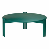Zeleni okrugao stolic za kavu od masivnog bora o 80 cm Sticks – Karup Design