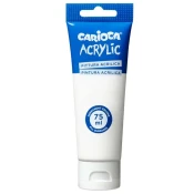 Akrilna barva 75 ml v beli barvi - Carioca