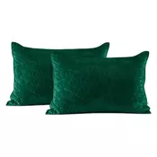 Komplet 2 zelenih prevlek za blazine AmeliaHome Laila, 70 x 50 cm