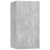 MAISON CHIC TV omarica - TV stojalo - Televizijska omarica betonsko siva 30,5x30x60 cm inženirski les, (21701703)