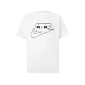 Nike Sportswear Majica AIR črna/bela