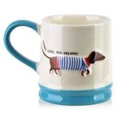 Mondex Skodelica porcelan AffekDesign Doxie 8x12,3x9,2cm bela 1kos, (5000300829)