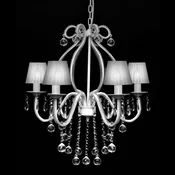 Luster s 2300 kristala bijeli