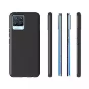 Silikonski ovitek za Realme 8/8 Pro - mat črn