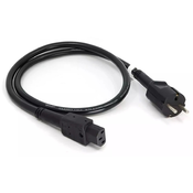 Kabel za napajanje QED - XT3, 2m, crni