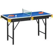 Homestar Multifunkcijska miza 2 v 1 biljard in namizni tenis 140x63x60-80 cm zelena