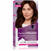 , Schwarzkopf Perfect Mousse Barva za lase, 388 Dark Red Brown, 1 kos