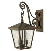 Elstead Lighting Elstead Trellis 3-lučna zunanja srednja stenska svetilka Regency Bronze IP44, E14, (22099837)