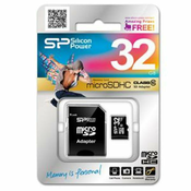 SP memorijska kartica MicroSD/Adapter 32GB CL10
