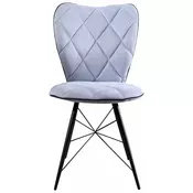 STOLICA plava metal, tekstil
