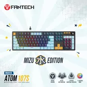 Tastatura mehanička Gaming Fantech MK893S RGB Atom 107S MIZU Navy (Red Swich)