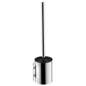 Wall-hung toilet brush, polished stainless steel - Nerjaveče jeklo mat - 90x400 mm - Sapho - 24 - Iz nerjavečega jekla - Ščetka za stranišče - Krožni - 90 - 400 - 90 - 14