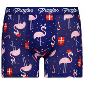 Mens boxers Flamingo Frogies Christmas