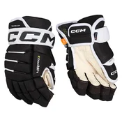 Hokejske rokavice CCM Tacks 4 ROLL PRO 3 Black/White Senior 15 palcev