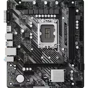ASROCK Matična ploča s1700 H610M-HVS/M.2 R2.0 90-MXBJJ0-A0UAYZ crna