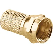 renkforce F-vtič priključek 7,5mm pozlačen