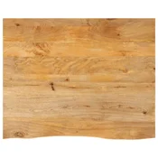 Stolna ploca sa živim rubom 100x80x2,5cm od masivnog drva manga