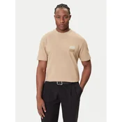 HUGO Majica Dusplito 50542816 Bež Relaxed Fit