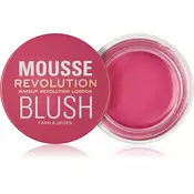 Makeup Revolution Mousse blush Blossom Rose color Pink 6 g