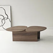 HANAH HOME Sto za dnevnu sobu Stones Walnut