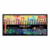 Stabilo Arty Woody 3 u1  krede, set boja, 18 kom