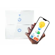 shumee WiFi stikalo za luči KS601 2-kratno belo
