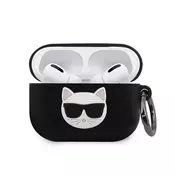 Silikonska torbica Karl Lagerfeld za Apple AirPods Pro - crna