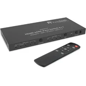 slomart FeinTech VAX04101A HDMI eARC Pass-Through stikalo 4x1 z avdio izvlečkom